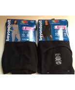 Fruit of the Loom Womens Black Waffle Thermal Crew Top &amp; Pants 2 Pc Set ... - £15.81 GBP