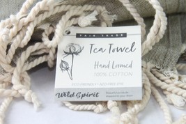 Tea Towel (new) HANDMADE TEA TOWEL - MADE IN BANGLADESH 30&quot; L X 19&quot; W - $11.13