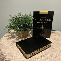 Genuine Leather 1945 edition KJV Old Scofield Study Bible INDEXED  - £46.34 GBP