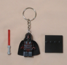 Star Wars MINIFIGURE KEYCHAIN-DARTH REVAN w/Lightsaber Stand Knights of ... - $14.24
