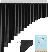 Alomejor Pan Flute, 16 Pipes/18 Pipes C Key Pan Pipes Instrument With Ca... - £32.64 GBP