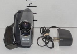 Samsung SC-D372 MiniDv Digital Video Camcorder Gray Silver Tested Works - £115.40 GBP