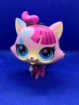 Littlest Pet Shop Sing-A-Song Pink Kitty Cat Toy Works 2011 Hasbro - £9.88 GBP