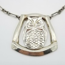 Authenticity Guarantee

Henry Petzal Sterling Silver Handwrought Owl Pendant ... - $882.08