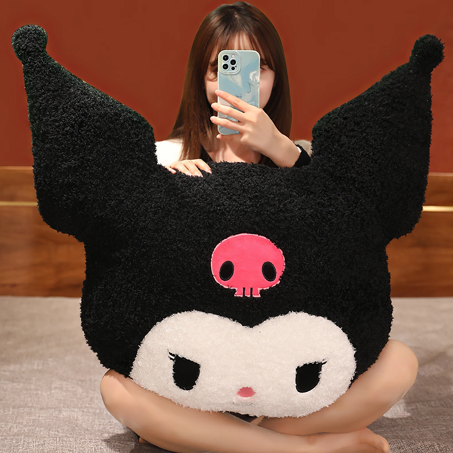 100cm Cartoon Sanrio Kuromi Plush  Large Size Kawaii Cinnamoroll Soft Pi... - $66.31