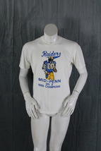 Vintage Graphic T-shirt - Raiders 1989 Mid Penn Division 2 Champions - Men&#39;s L - £35.97 GBP