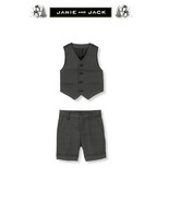 Janie &amp; Jack Special Occasion shorts &amp; vest 2 Piece Set Wedding  - $66.00