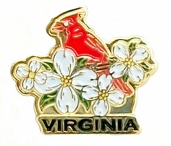 Virginia with Cardinal Hat Tac or Lapel Pin - $148.93 MXN