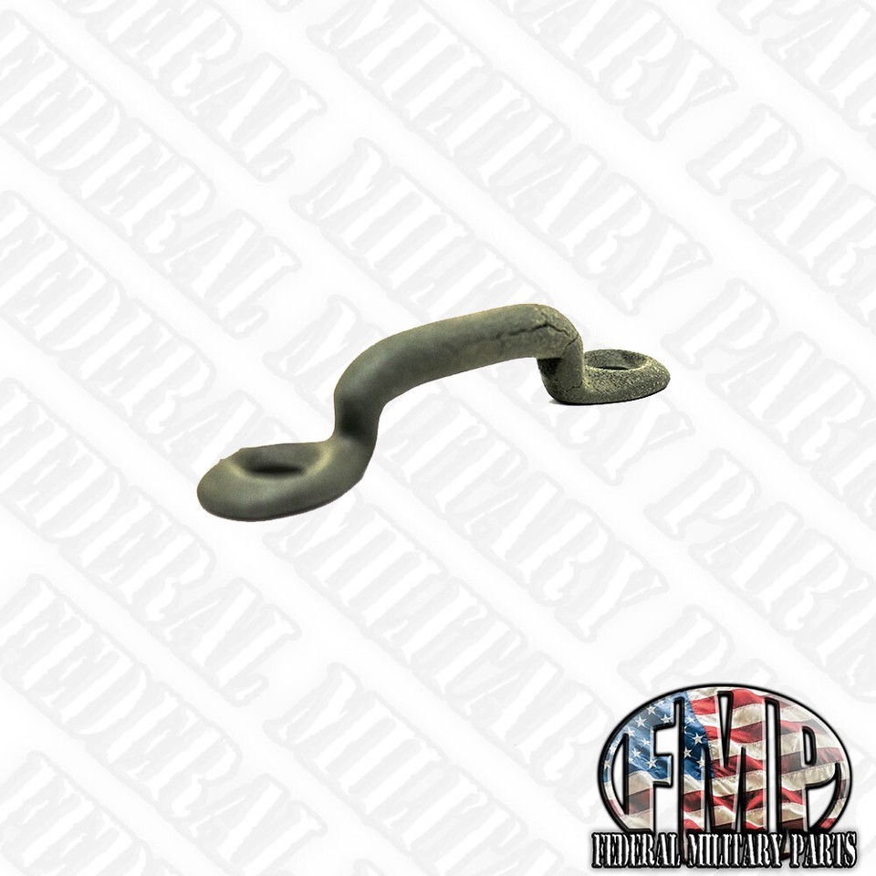 1 Green Military Canvas Tarp / canvas Hook (B) Tie Down - M998 Humvee - $8.37
