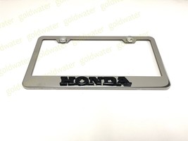 3D (Black) Honda Emblem Badge Stainless Steel Chrome Silver Metal Licens... - £18.99 GBP
