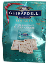 Ghirardelli Chocolate Squares White Chocolate Sugar Cookie NET WT  15 OZ - £20.69 GBP