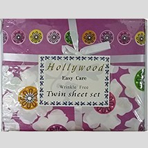 Hollywood Microfiber Wrinkle Free Camellia Floral Design Sheet Set - £12.44 GBP