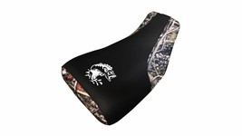 Fits Honda Rancher 400 Seat Cover 2004 To 2006 With Logo Camo Side Black Top #R5 - £24.98 GBP