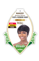Shake N Go Naked Brazilian Natural Premium 100% Human Hair Wig Blade - £27.45 GBP