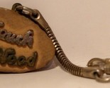 Vintage Keychain Couch Wood VTG J1 - $7.91
