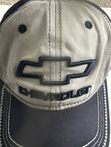 Chevrolet Embroidered Baseball Cap/Hat Official GM Gray &amp; Blue Distresse... - $18.69