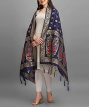 Banarsi Dupatta Silk Zari ethnic Indian Chunni Women/Girls Wedding/partywear BL - £21.19 GBP