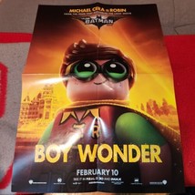 Lego Batman movie poster, featuring Robin, 14&quot; x 20&quot;, New - £5.33 GBP