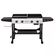 Royal Gourmet 4 Burner Grill n Griddle Combo Gas Foldable Cooking Portab... - $217.99