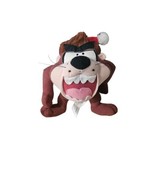 Tazmanian Devil TAZ Plush 8&quot; Stuffed Toy Looney Tunes Vintage 1997 Santa... - £7.49 GBP