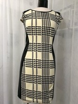 Y YIGAL Women&#39;s Dress Black Graphic Sheath Dress Size Small NWOT - £24.72 GBP