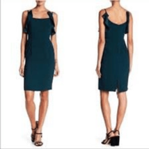 Nanette Lepore Womens Size 10 Evergreen Flutter Sleeve Cocktail Dress NWT - £47.59 GBP