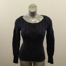 Gap Chunky Sweater Women&#39;s Size Small Blue Long Sleeve Acrylic/Wool Blend  - $12.86