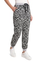 MSRP $79 Vince Camuto Cozy Leopard Print Joggers Gray Size XL - £12.07 GBP