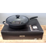 Meyer Accent Series 12.75&#39;&#39; Induction Stir Fry Pan w/ Helper Handle &amp; Gl... - £80.69 GBP