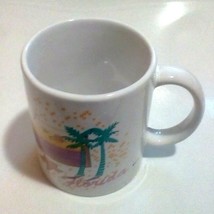 Vintage Florida Coffee Cup Mug Souvenir Palm Trees Beach - £6.21 GBP