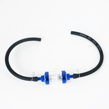 8mm Inline Fuel Filter + Line for Motocross Motorcycle Bike Enduro Trials Blue - £11.66 GBP