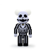 Jack Skellington Bearbrick Brick Sculpture (JEKCA Lego Brick) DIY Kit - £84.79 GBP