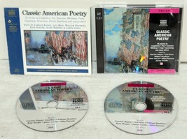 Classic American Poetry ~ 65 Poems Longfellow, Poe, Frost + ~  Used 2 CD Set VG+ - £8.68 GBP