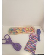 1997 Bead Blast Barbie Doll &amp; Fashion Hair Accessories-Beads Clamp Dress... - $27.16 CAD