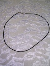 BLACK 2 mm LEATHER CORD 18&quot; NECKLACE CORD - OPEN ENDED - $100.88 MXN