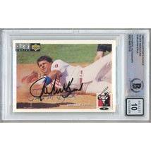 John Kruk Phillies Autograph 1994 Collectors Choice Silver BAS BGS Auto 10 Slab - £79.00 GBP