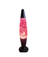 Vintage Large 16&quot; Purple Sparkle Glitter Lava Style MOTION LAMP PEACE Light - $69.29