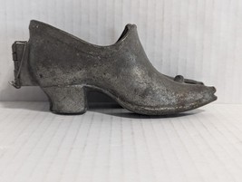 Vintage Shoe Boot Chocolate Mold Pewter Hinged - £11.36 GBP
