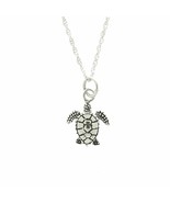 Outlander Inspired Sterling Silver Turtle Pendant with 16/18&quot; Chain - $34.11