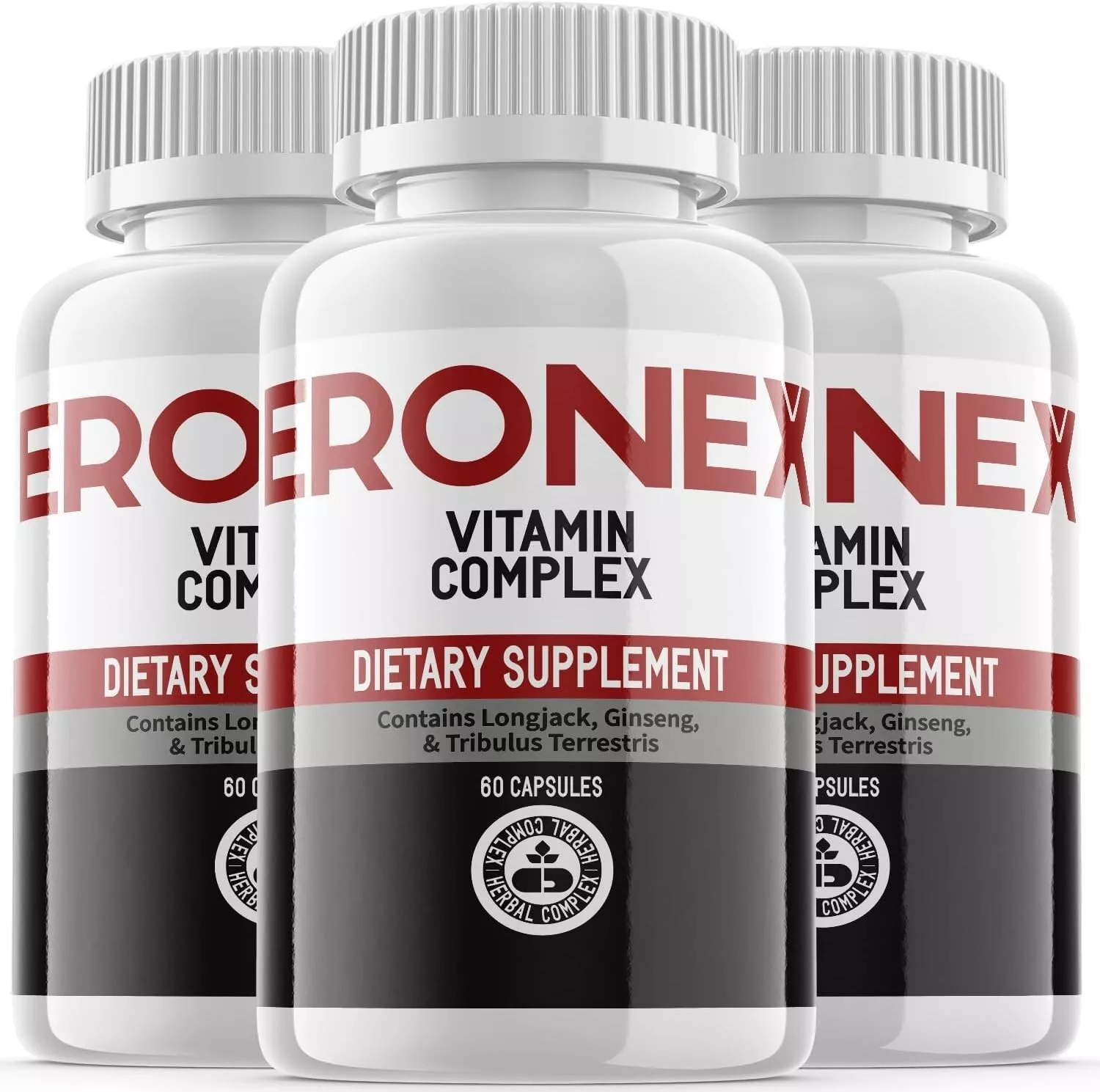 3-Pack Eronex Pills, Extreme Vitality Male Supplement - 180 Capsules - $99.90