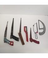 Vintage Small Hand Saw Lot of 7, Stanley, Chefsaw, Nicholson, Companion,... - £31.11 GBP