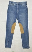 Polo Ralph Lauren Western Jeans Womens Size 32 Skinny Equestrian Suede P... - $55.90