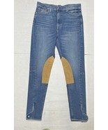 Polo Ralph Lauren Western Jeans Womens Size 32 Skinny Equestrian Suede P... - $55.90