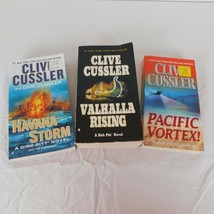 Lot of 3 Clive Cussler Dirk Pit PB Valhalla Rising Havana Storm Pacific Vortex - £9.23 GBP