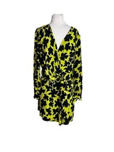 Diane Von Furstenberg Womens Faux Wrap Silk Dress Size 2 Dora Lily Green... - $97.02