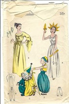 Butterick 6758 #2 Sz 6-8 Child&#39;s Miss Liberty,Grecian, Persian, Clown Costumes - £5.22 GBP