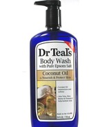 1 Count Dr. Teals Pure Epsom Salt Coconut Oil Nourish Protect Body Wash ... - $31.54 CAD
