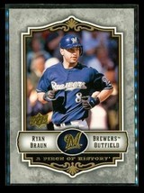 2009 Upper Deck Piece Of History Baseball Card #54 Ryan Braun Milwaukee Brewers - £3.35 GBP