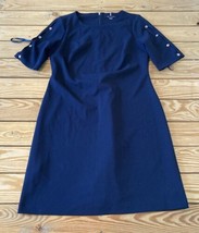 Tommy Hilfiger Women’s Button sleeve dress size M Navy DJ  - $26.24