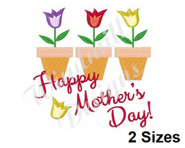 Happy Mothers Day - Machine Embroidery Design - £2.74 GBP